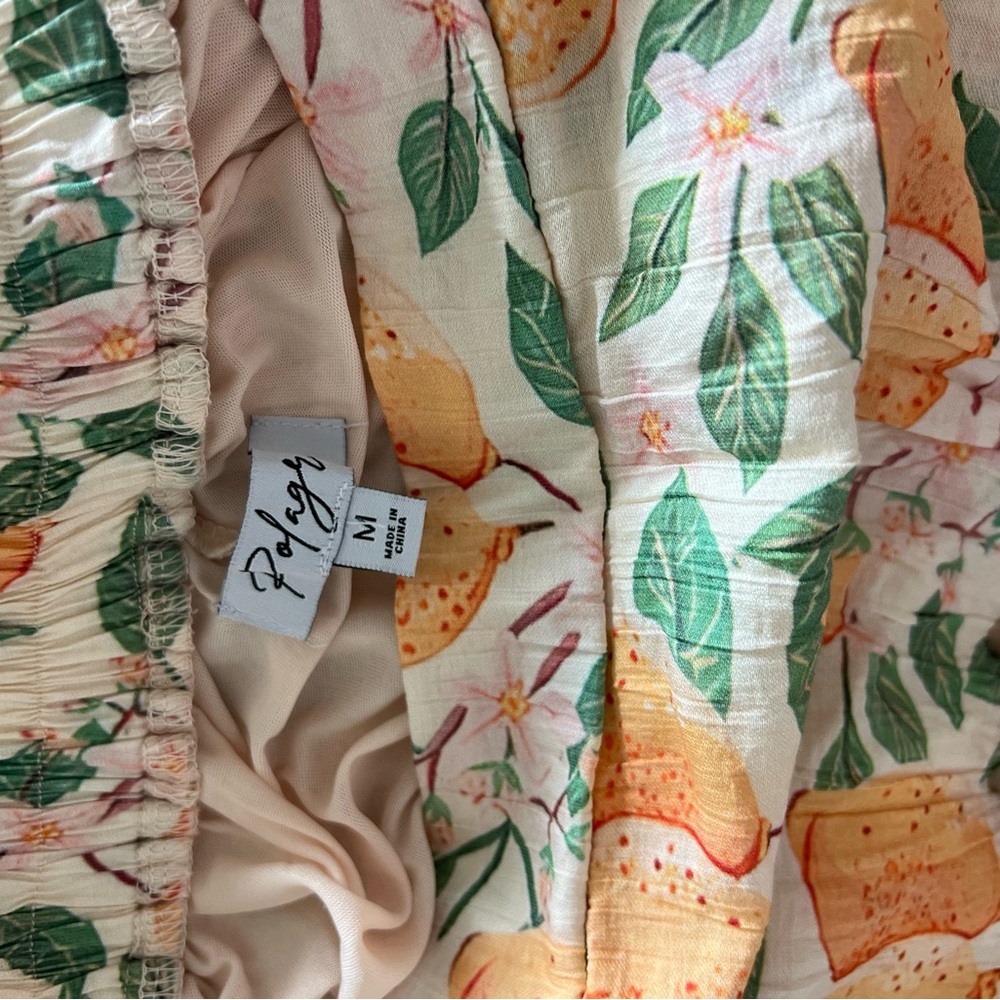 Polagram Citrus and Floral Maxi Skirt - Picture 6 of 7